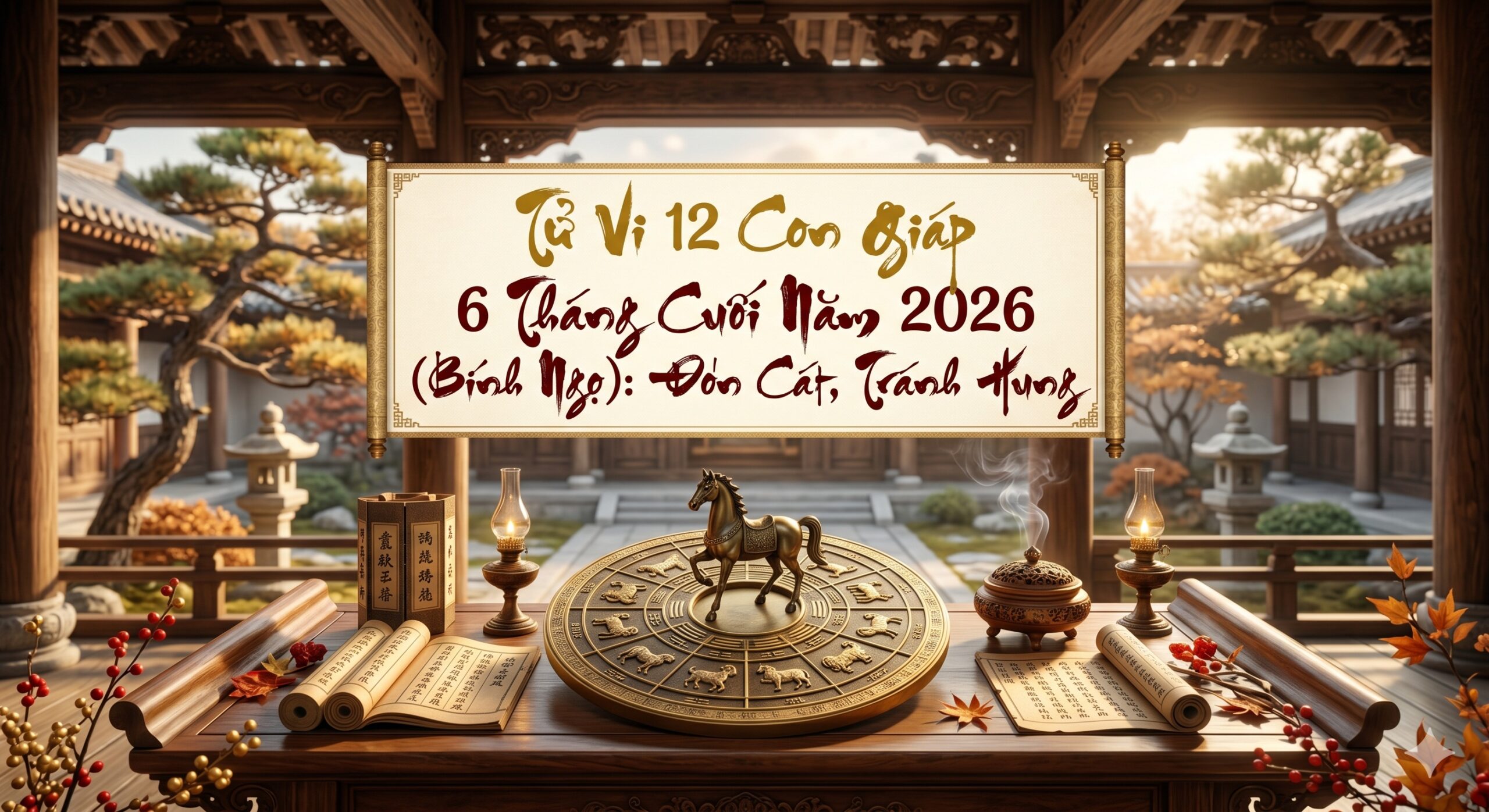Tử Vi 12 Con Giáp 6 Tháng Cuối Năm 2026 (Bính Ngọ): Đón Cát, Tránh Hung