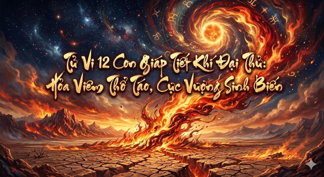 Tử Vi 12 Con Giáp Tiết Khí Đại Thử: Hỏa Viêm Thổ Táo, Cực Vượng Sinh Biến