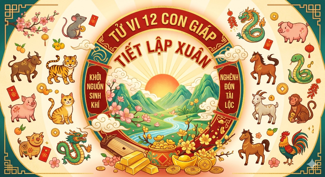 Tử Vi 12 Con Giáp Tiết Lập Xuân: Khởi Nguồn Sinh Khí, Nghênh Đón Tài Lộc