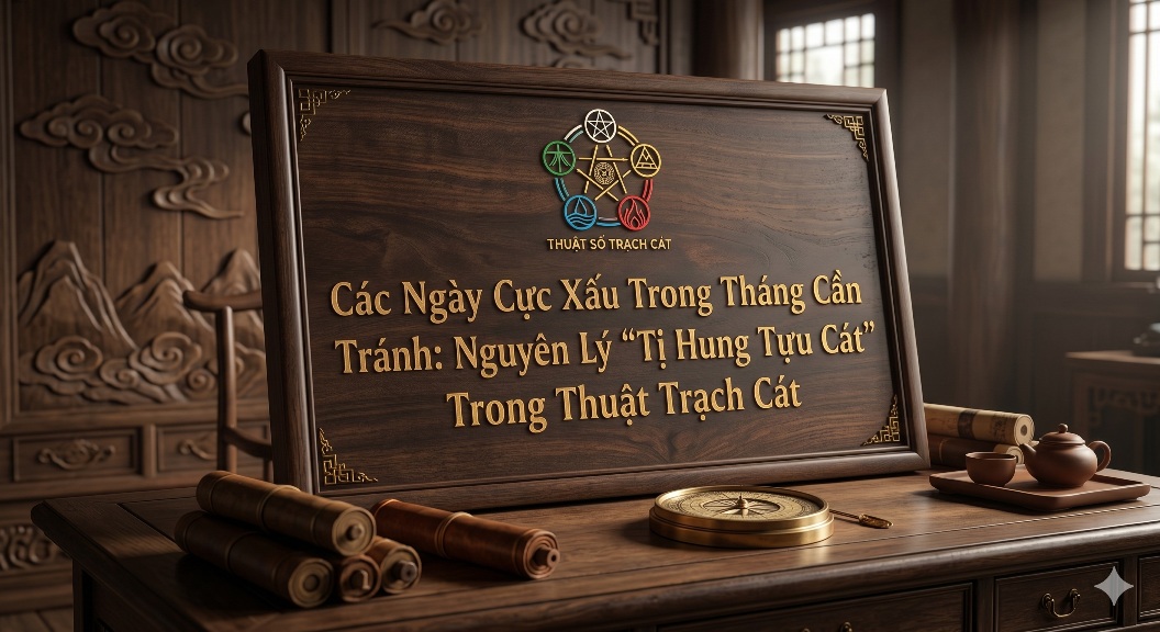Các Ngày Cực Xấu Trong Tháng Cần Tránh: Nguyên Lý “Tị Hung Tựu Cát” Trong Thuật Trạch Cát