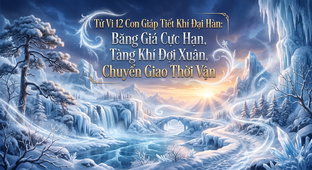 Tử Vi 12 Con Giáp Tiết Khí Đại Hàn: Băng Giá Cực Hạn, Tàng Khí Đợi Xuân, Chuyển Giao Thời Vận