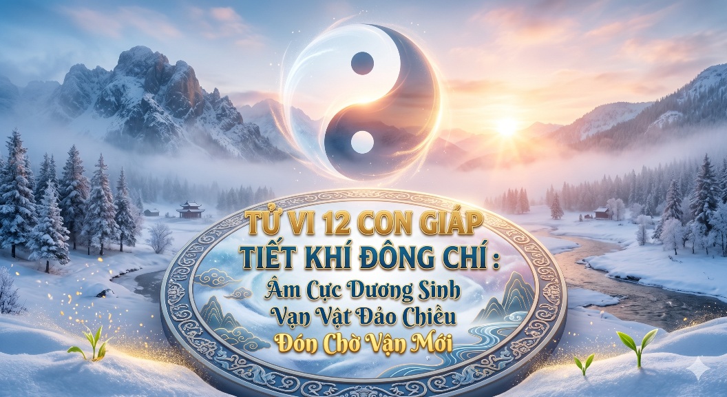 Tử Vi 12 Con Giáp Tiết Khí Đông Chí: Âm Cực Dương Sinh, Vạn Vật Đảo Chiều, Đón Chờ Vận Mới