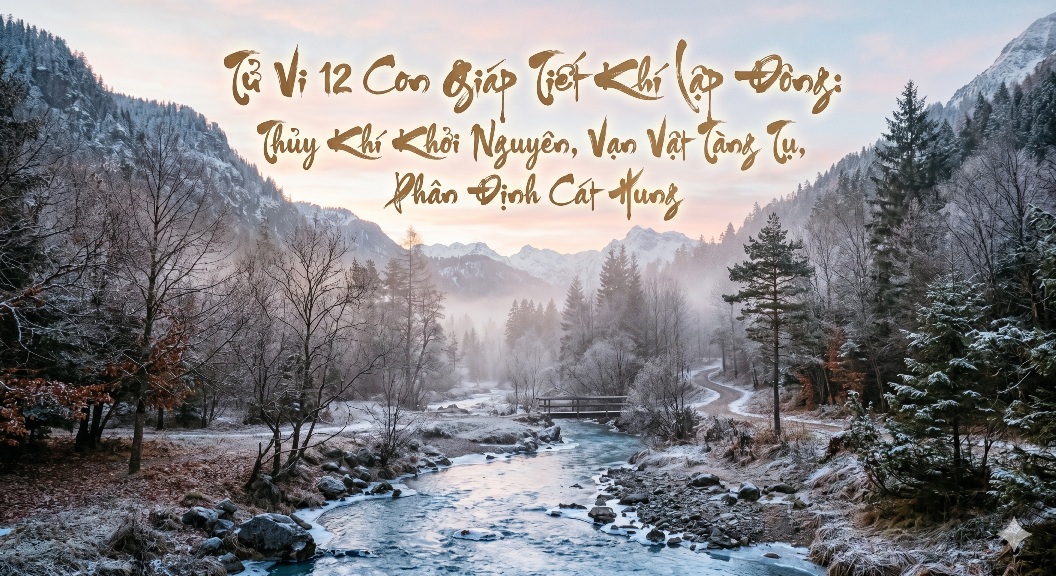 Tử Vi 12 Con Giáp Tiết Khí Lập Đông: Thủy Khí Khởi Nguyên, Vạn Vật Tàng Tụ, Phân Định Cát Hung