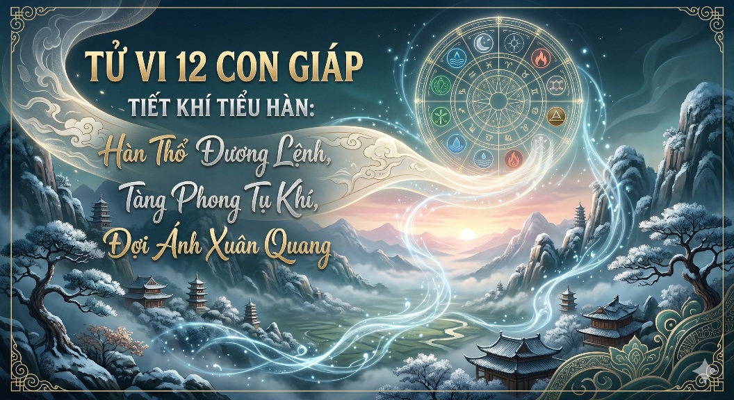 Tử Vi 12 Con Giáp Tiết Khí Tiểu Hàn: Hàn Thổ Đương Lệnh, Tàng Phong Tụ Khí, Đợi Ánh Xuân Quang